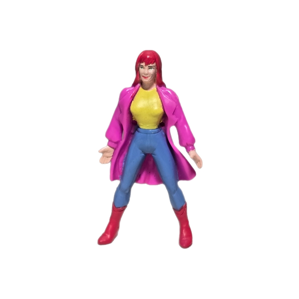 Spider-Man Mary Jane Watson Small PVC Action Figure Marvel Comics 1995 Cake Top